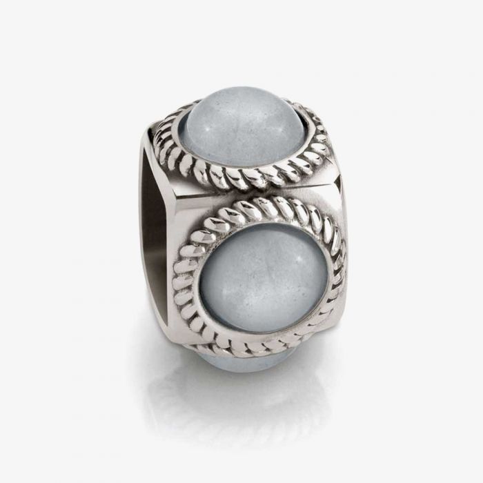 CUBIAMO Silver Grey Jade Cube 163303/001
