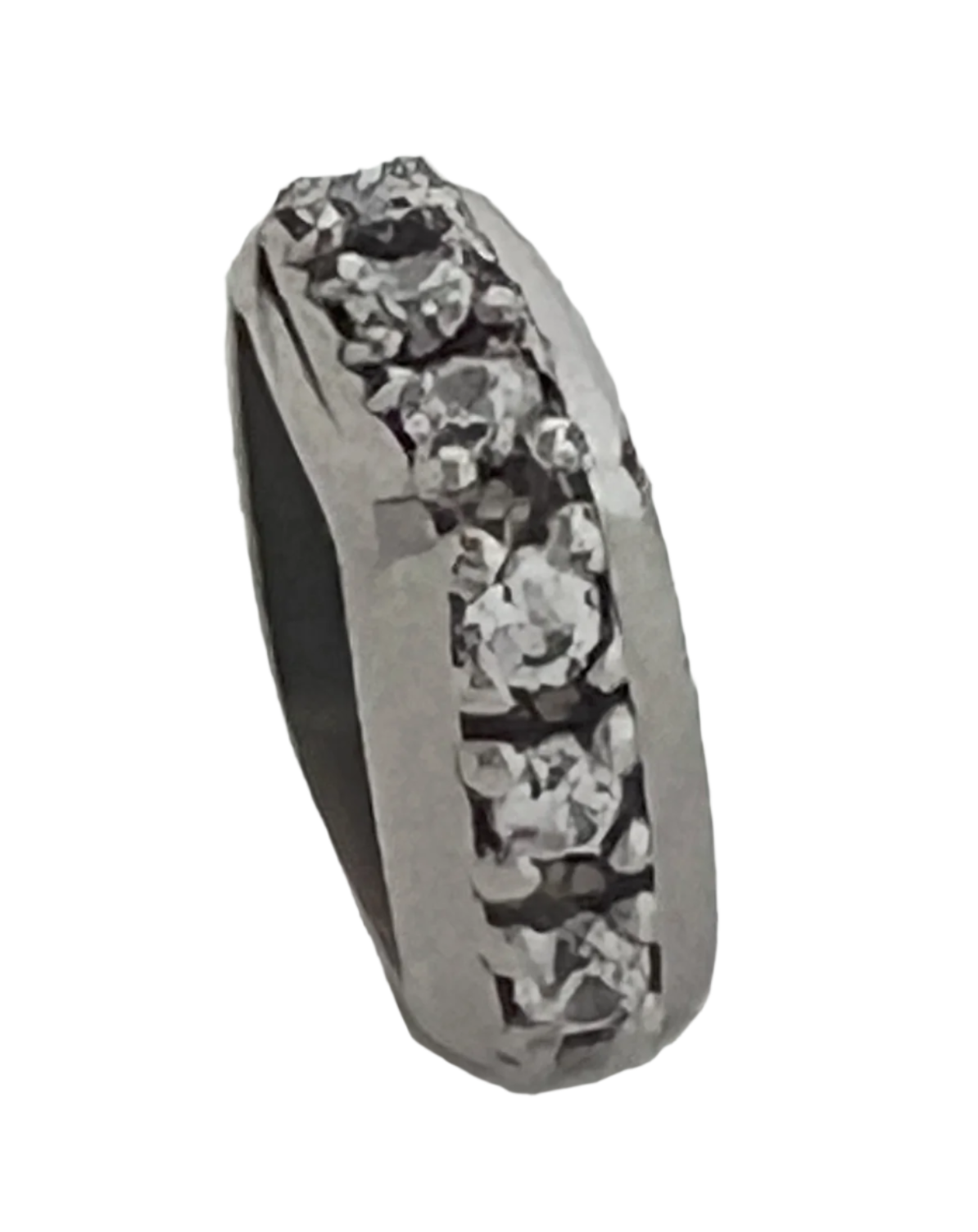 CUBIAMO Silver White CZ Spacer 163202/001