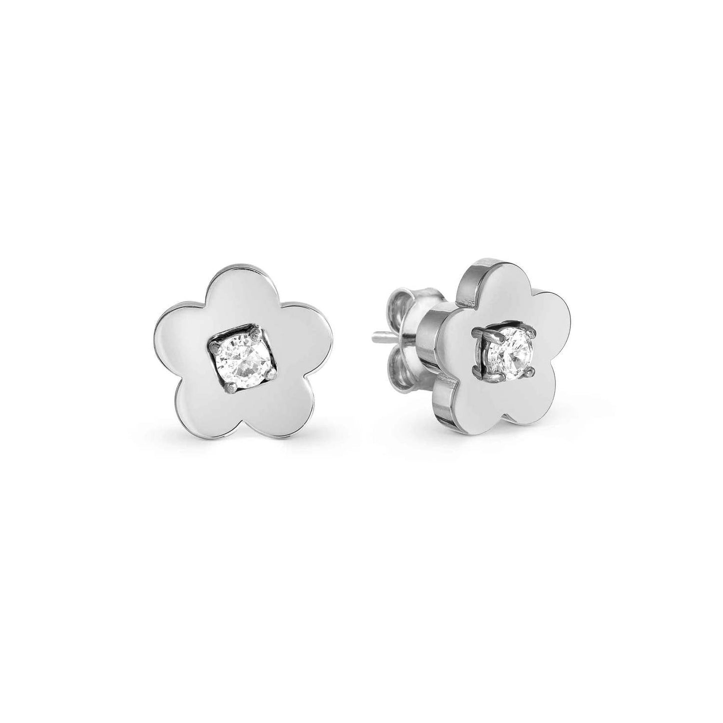 029903/059 MySophie Stainless Steel & CZ Stud Earrings FLOWER