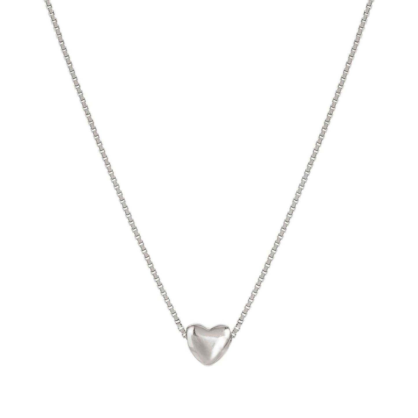 241304/004 Armonica Sterling Silver Necklace with Heart Detail