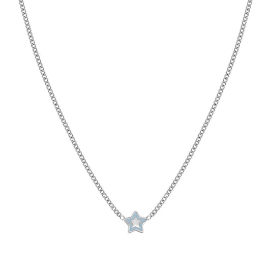 FAIRYICONS Steel Star Enamel Necklace 134102/023