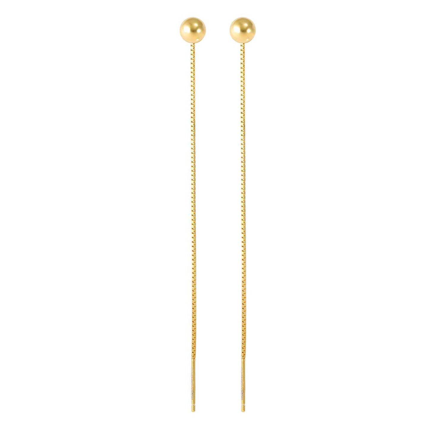 FASHION ERA 18ct YGP Long Earrings 242216/012