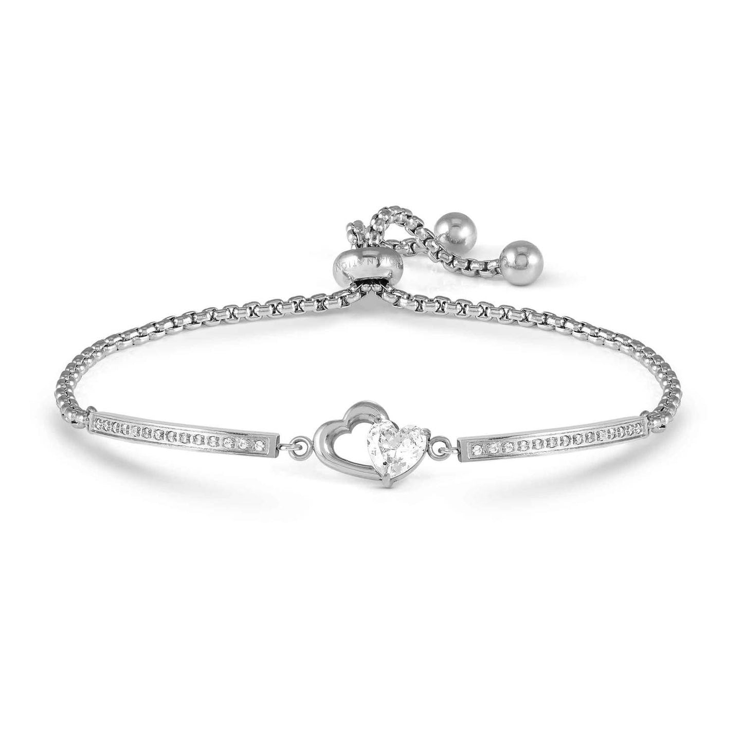 Double Heart CZ Refined Milleluci Bracelet 028019/022