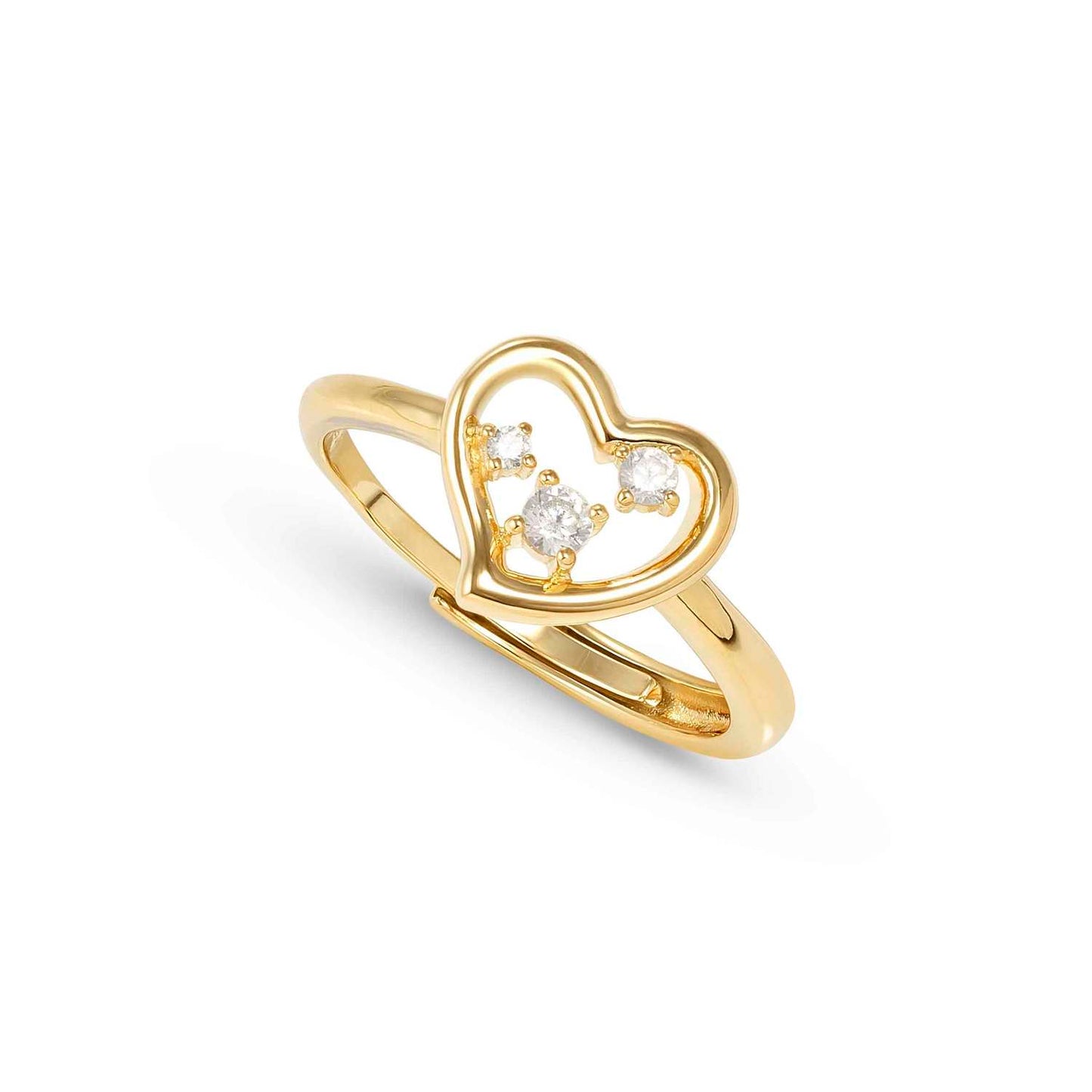 Dreams Beats Silver YGP CZ Heart Ring FW25 NEW 242600/006 ONE SIZE