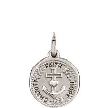 147303 Wishes Sterling Silver Pendant
