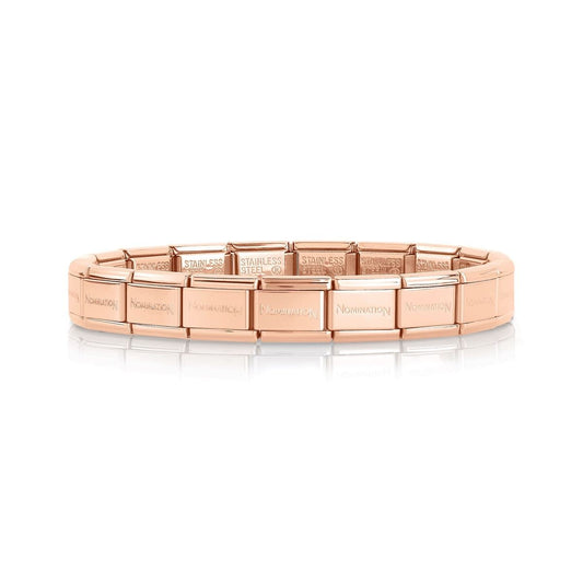 030091/011 Classic Stainless Steel Rose PVD Base Bracelet