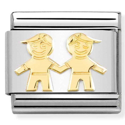 030162/68 18ct Yellow Gold Brothers Link