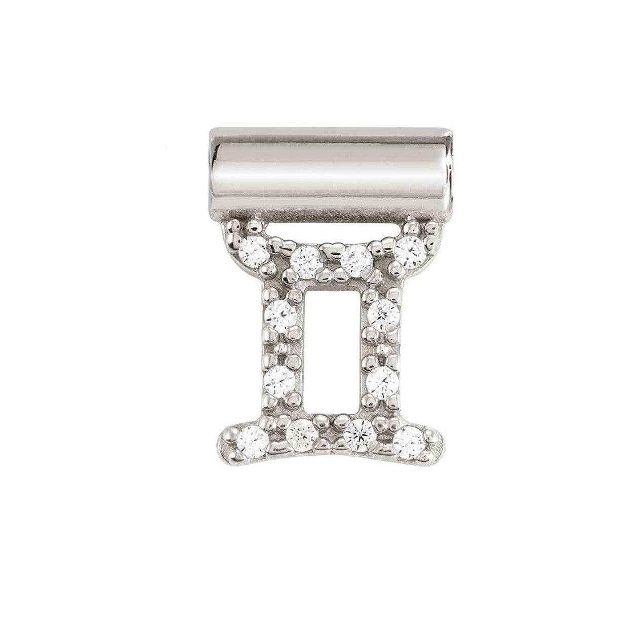 148808/003D SeiMia SYMBOLS ed. ZODIAC 925 silver,CZ Gemini