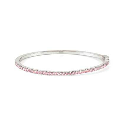 149714/017D LOVELIGHT Bangle with PINK Cubic Zirconia Stones (Small)