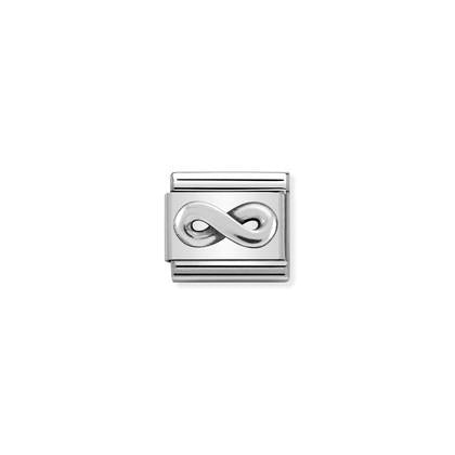 330101/21 Classic Silvershine Infinity Link