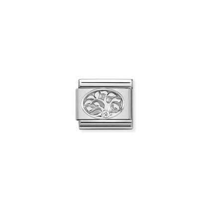 330311/10 Classic Silver Shine Tree of Life Link