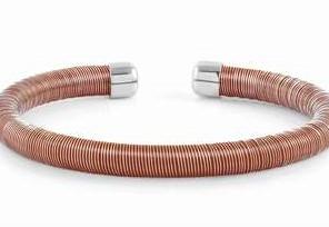 ESSENZIA silicone and 925 silver bracelet RED 146800/002