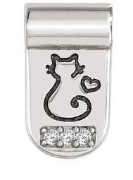 147121/001D SeiMia SYMBOLS,925 silver & CZ Cat
