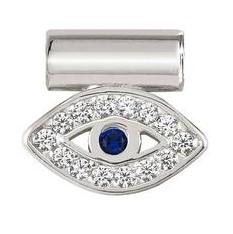 147123/001D SeiMia,silver,COLOURED CZ, Eye of God