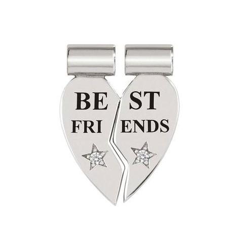 147125/001D SeiMia ,silver, cz ,Best Friends