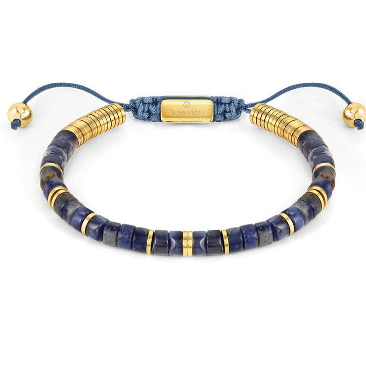 027925/034 INSTINCT STYLE bracelet, steel, stones SODALITE