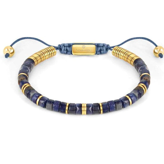 027925/034 INSTINCT STYLE bracelet, steel, stones SODALITE
