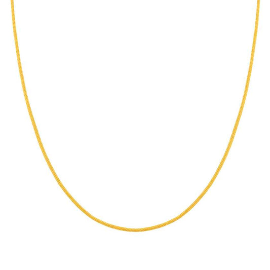 148820/010 SEIMIA necklace ed. CANDY in 925 silver and fabric YELLOW