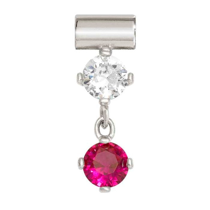 148827/006 SEIMIA ed. ELEGANCE SYMBOLS,925 silver,cz Pendant RED