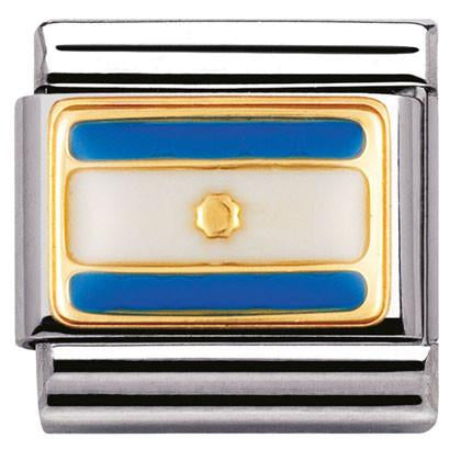 030235/03 Classic S/steel,Enamel,18k gold,ARGENTINA (America)