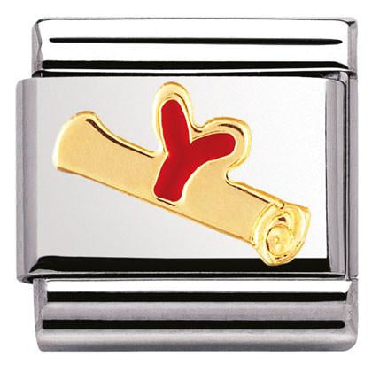 030223/03 Classic, S/steel enamel,18k Diploma