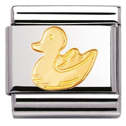 030113/01 Classic,S/steel,18k gold Duck