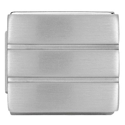 Composable Ikons SYMBOLS in unpolished stainless steel (06_Big Stripes)