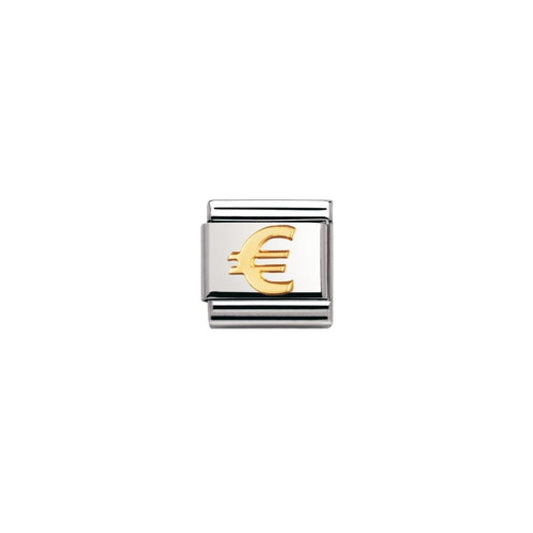 030115/01D Classic S/steel,18k gold Euro Symbol