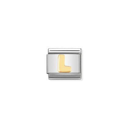 030101 Classic Yellow Gold Letter Link