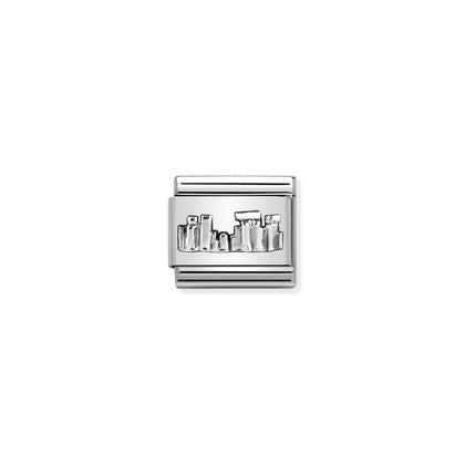 330105/30 Classic Silvershine Stonehenge Link