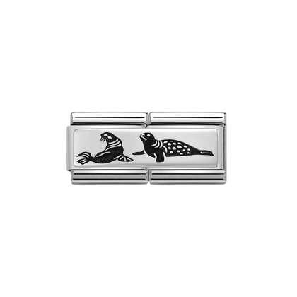 330711/07 Classic Silver Double link Seals