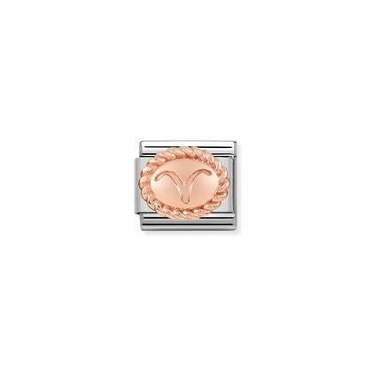 Classic Rose Gold Zodiac Link