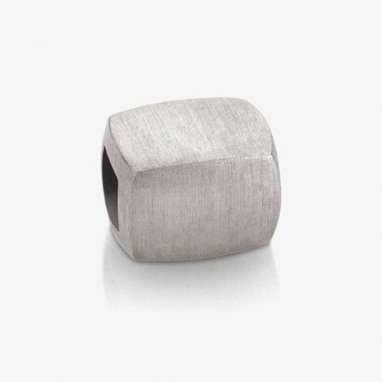 CUBIAMO Silver Satin Finish Cube 162001/010