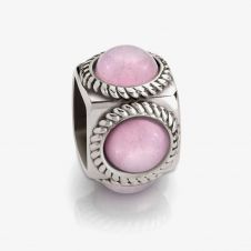 CUBIAMO Silver Pink Jade Cube 163303/003