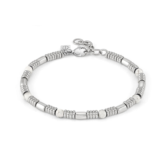 027929/085 INSTINCTSTYLE bracelet ed, STONES in steel and stones (085_WHITE TURQUOISE)