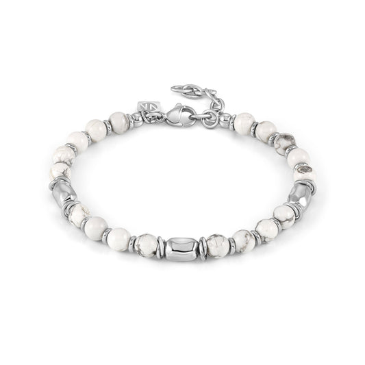 027930/085 INSTINCTSTYLE bracelet ed, STONES in steel and stones (085_WHITE TURQUOISE)