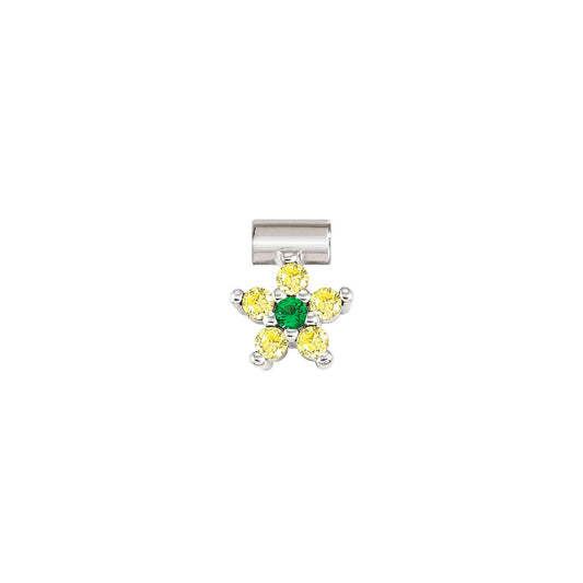 SEIMIA ed, FLORA in 925 sterling silver and cz (FLOWERS) (010_YELLOW)