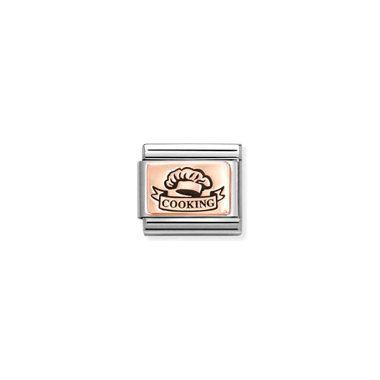 430111/25 Composable Classic PLATES (IC) steel and 9k rose gold (25_Cooking)
