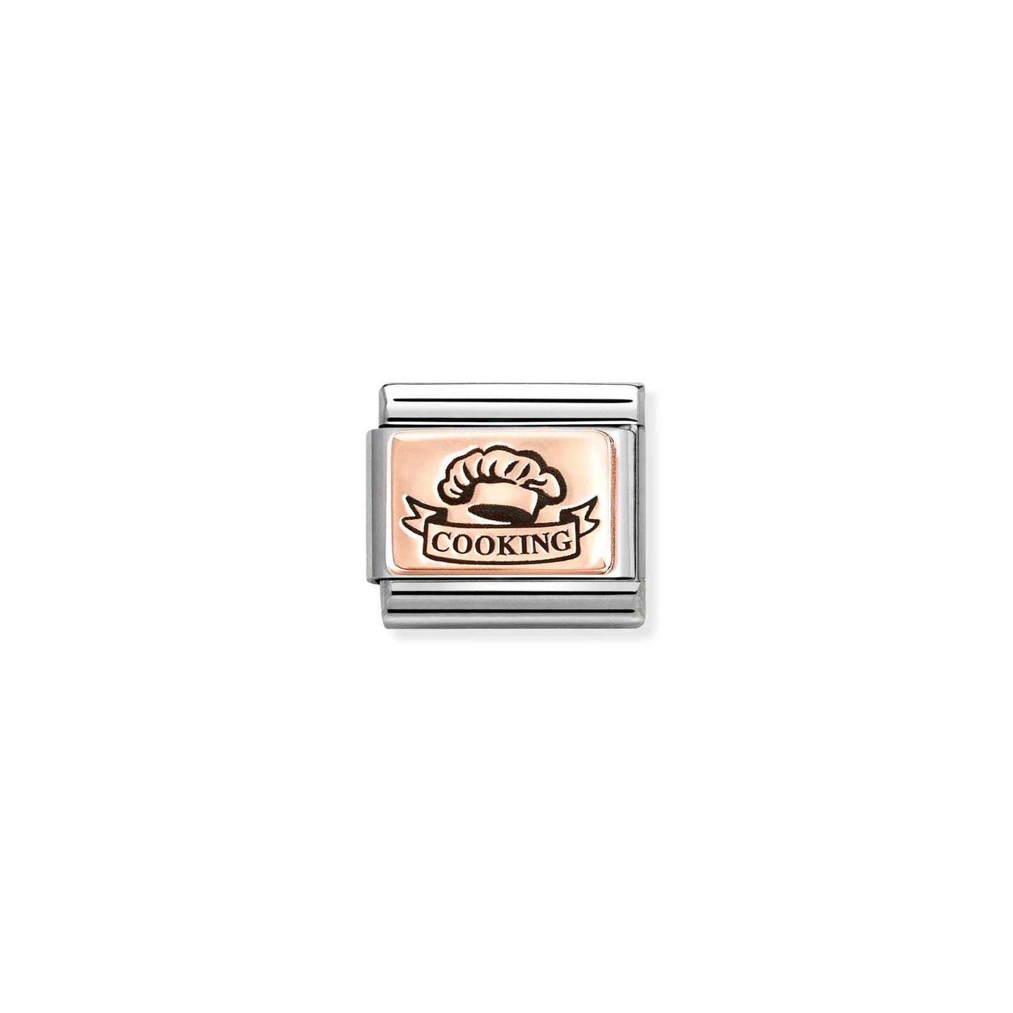 430111/25 Composable Classic PLATES (IC) steel and 9k rose gold (25_Cooking)