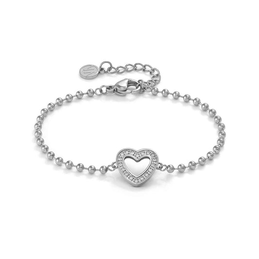 134000/022 Soffio D’Amore Stainless Steel Bracelet HEART