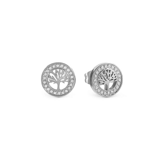 134002/017 Soffio D’Amore Stainless Steel Stud Earrings TREE of LIFE