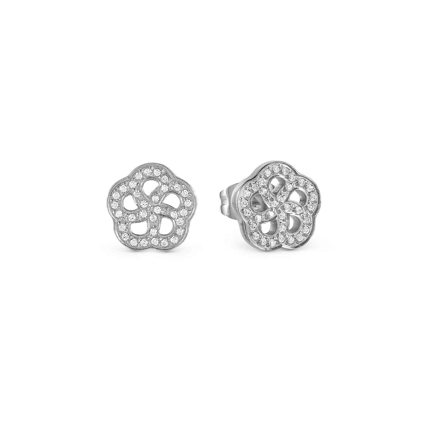 134002/059 Soffio D’Amore Stainless Steel Stud Earrings FLOWER