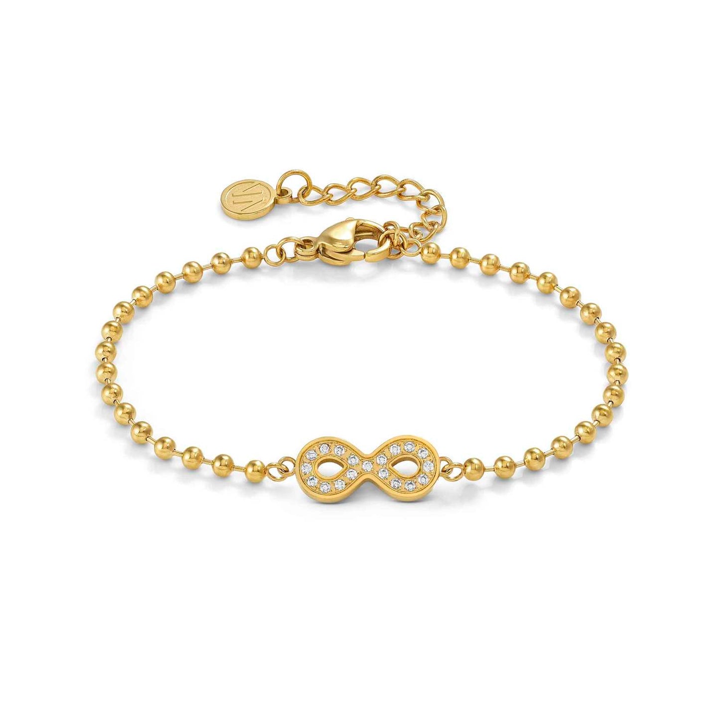 134006/024 Soffio D’Amore Stainless Steel & Yellow PVD Bracelet INFINITY