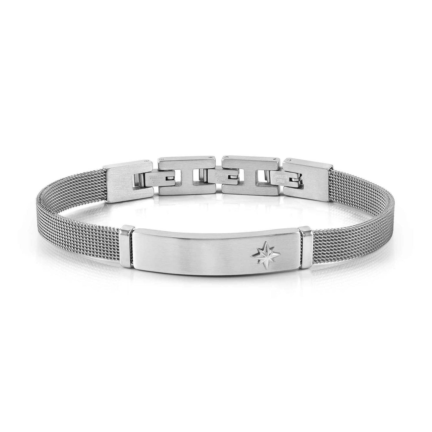 135006/014 SeaLover Steel Milano Bracelet with Windrose Detail