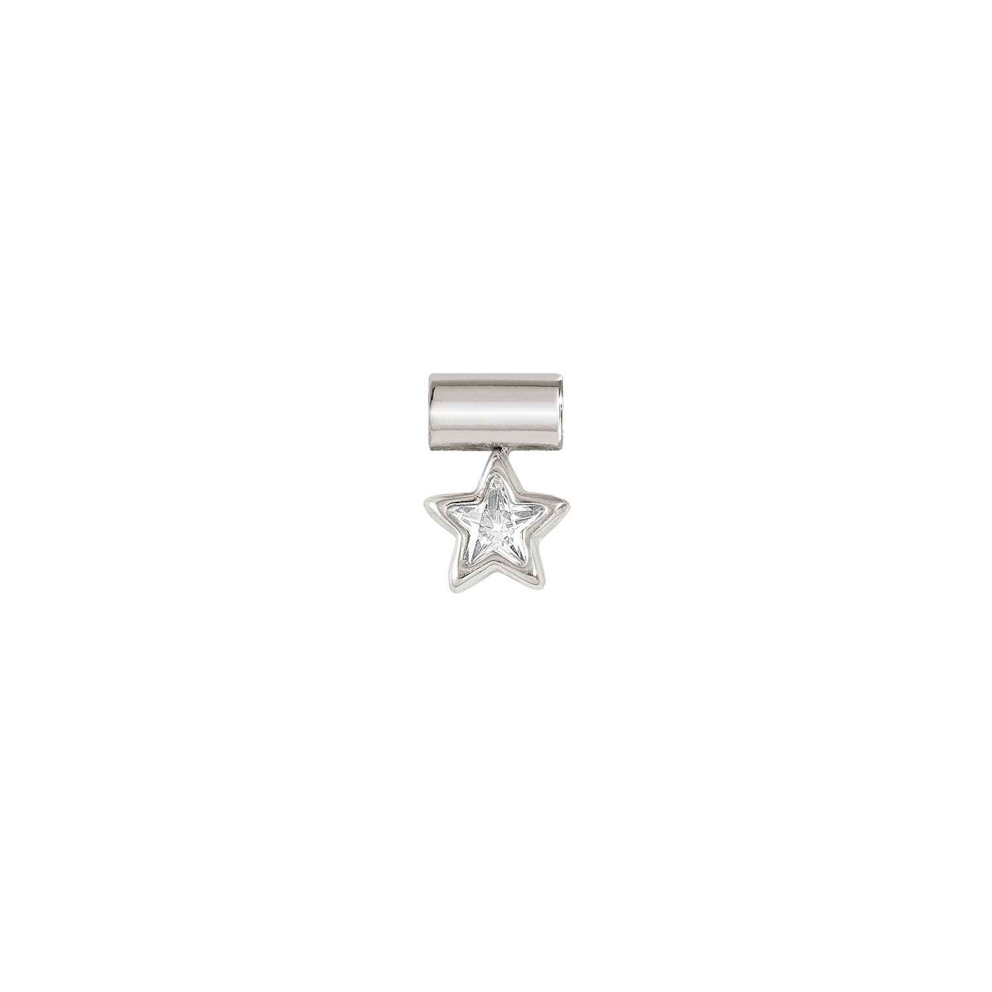 148867/001 SeiMia White Edition CZ Star Charm