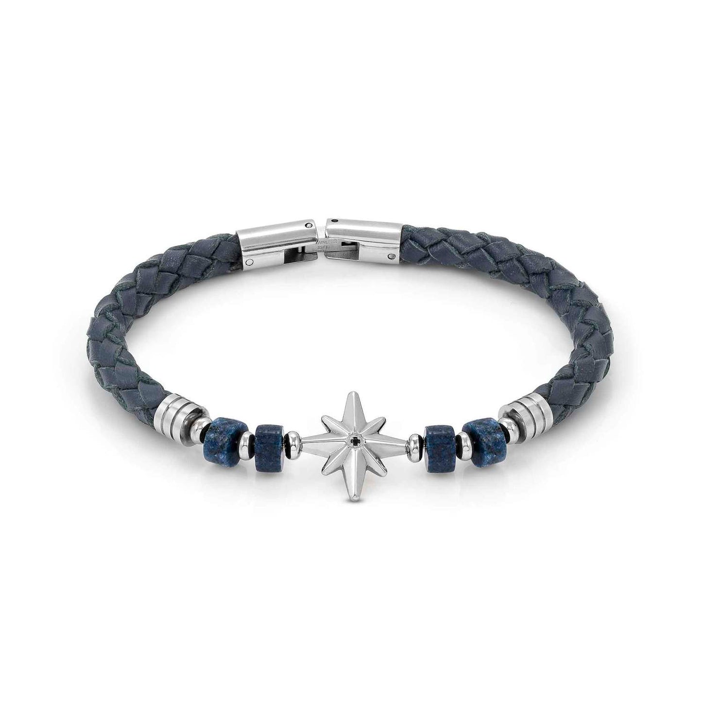 ATLANTE WindRose Sodalite BLUE Synth. Leather Bracelet 027507/059