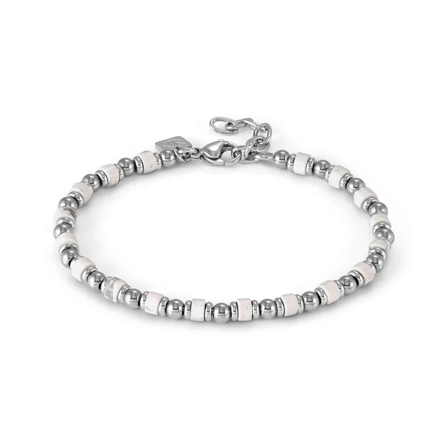 INSTINCTSTYLE Sea White Turquoise Stainless Steel Bracelet 027931/085