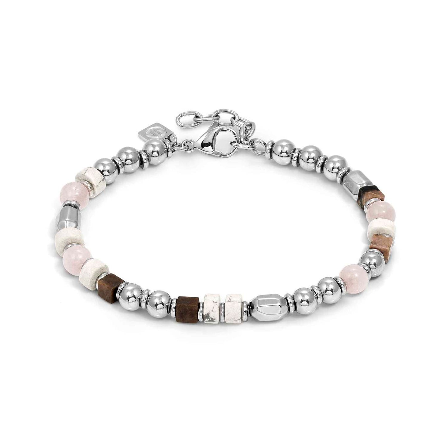 INSTINCTSTYLE Sea Mix 4 Stones Stainless Steel Nuggets Bracelet 027932/064