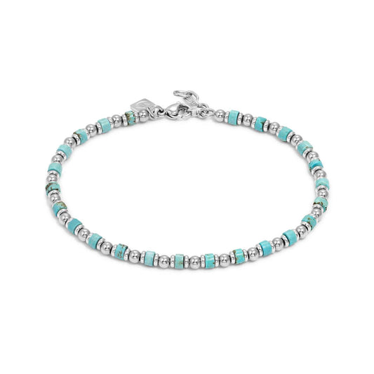 INSTINCTSTYLE Sea Turquoise Anklets in Stainless Steel 027934/003