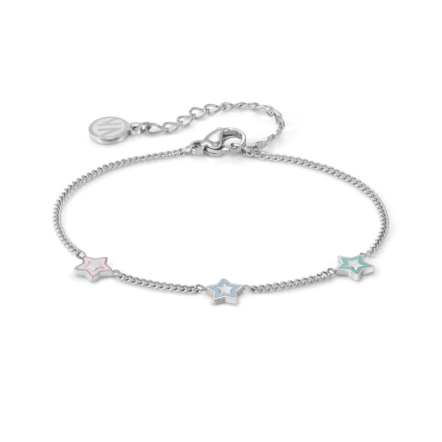 FAIRYICONS Steel 3 Star Enamel Bracelet 134100/023